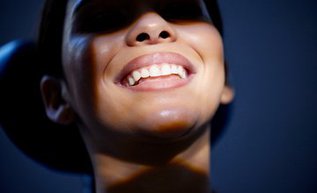 Patient smiling after professional teeth whitening treatment at North York Smile Centre in North York Toronto